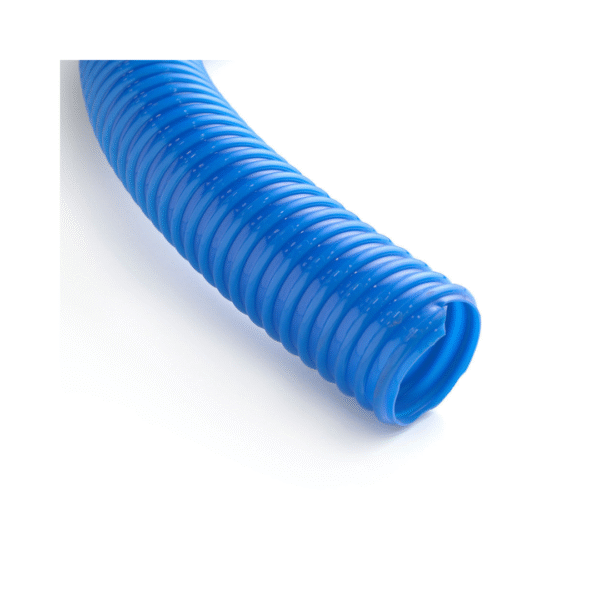 Manguera de pvc liviana corrugada azul succion y descarga de agua
