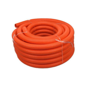 Manguera con espiral naranja de pvc succión de agua pesada