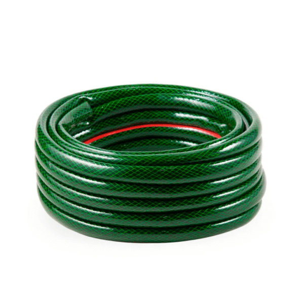 Manguera de PVC verde reforzada jardinera